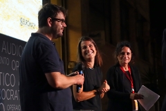 14 09 2022 Aperossa, CINEDOC: la regista Flavia Montini e il montatore Enzo Pompeo